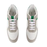 Tenis Iker color blanco con detalle en verde