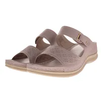 Sandalias Luna confort color lila con cinta ajustable