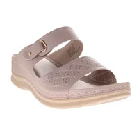 Sandalias Luna confort color lila con cinta ajustable