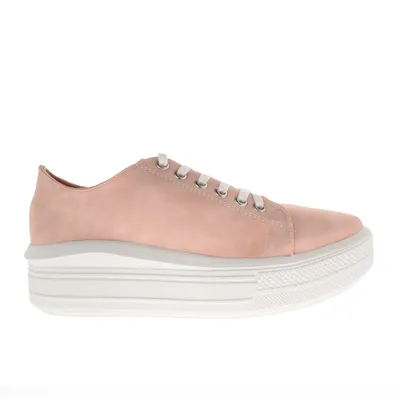 Tenis Aitana color rosa con suela corrida