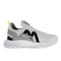 Tenis Fernando color blanco RUN con detalles neon