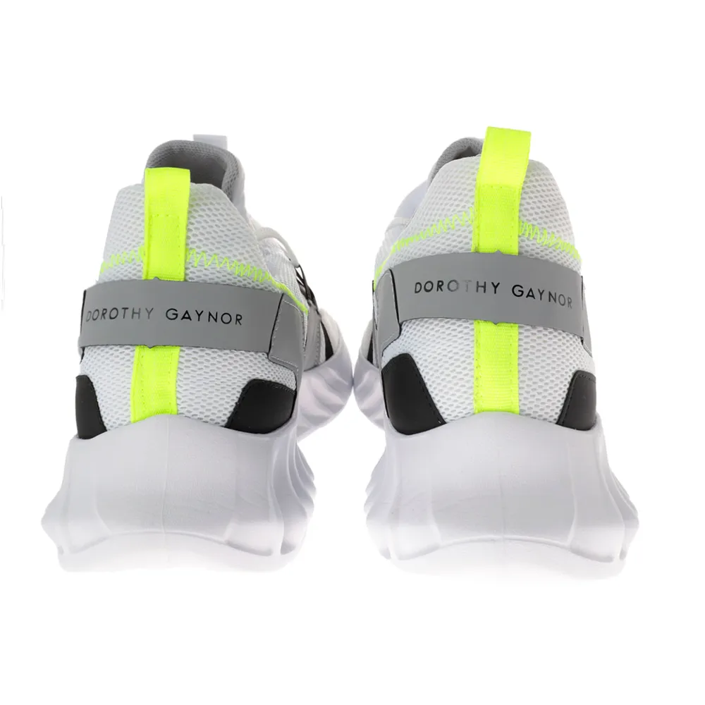 Tenis Fernando color blanco RUN con detalles neon