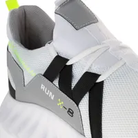 Tenis Fernando color blanco RUN con detalles neon