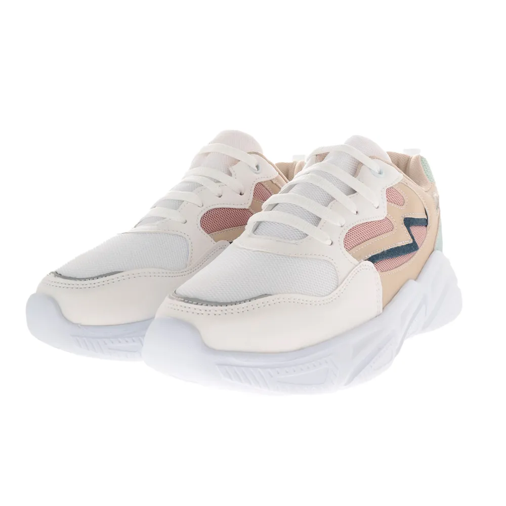 Tenis Sandra color blanco con textura malla