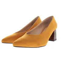 Zapatilla Fabiola color amarillo mostaza