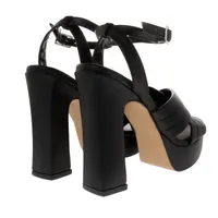 Sandalias Emma color negro slingback