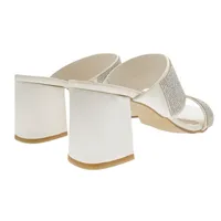 Sandalias Aitana color blanco con brillos