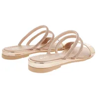 Sandalias Aitana color oro rosa con brillos