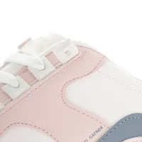 Tenis Renata color rosa claro con plataforma