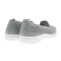 Tenis color gris confort slip on