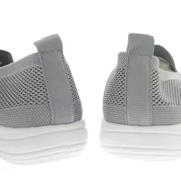 Tenis color gris confort slip on