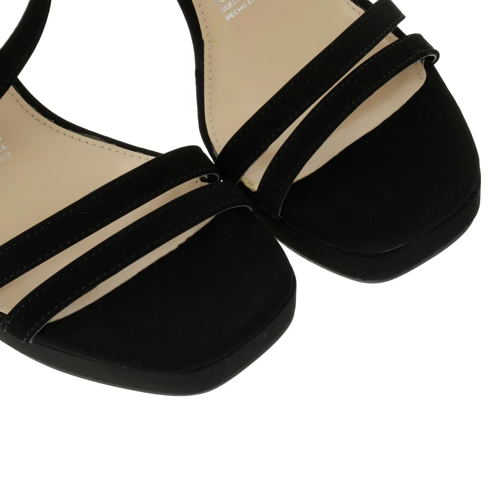 Sandalias Lesly color negro slingback