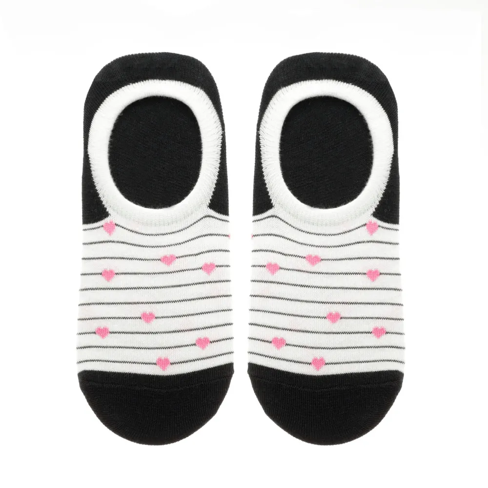 Footies color blanco con corazones