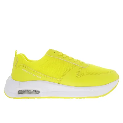 Tenis Fernando color amarillo con agujetas