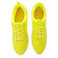 Tenis Fernando color amarillo con agujetas