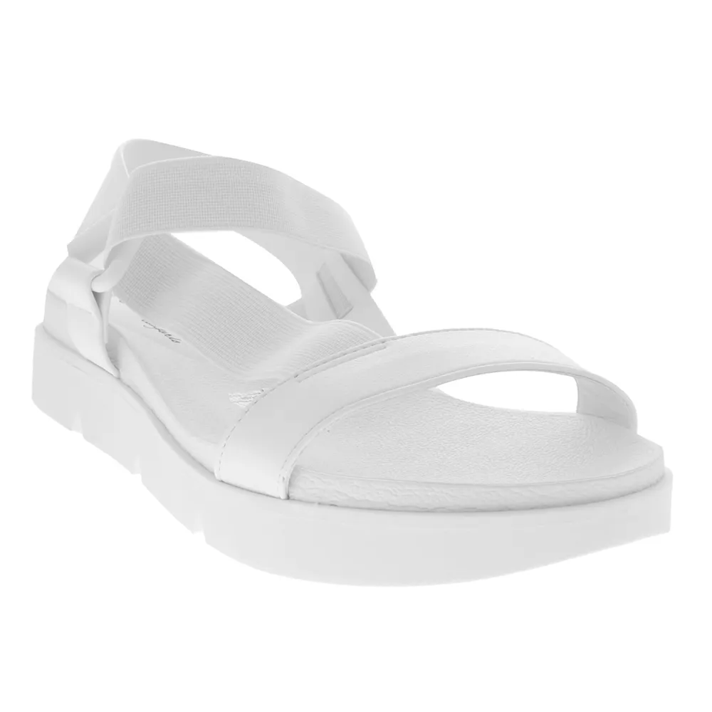 Sandalias Paulette color blanco slingback