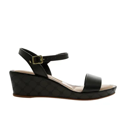 Sandalias Paulette color negro perforado