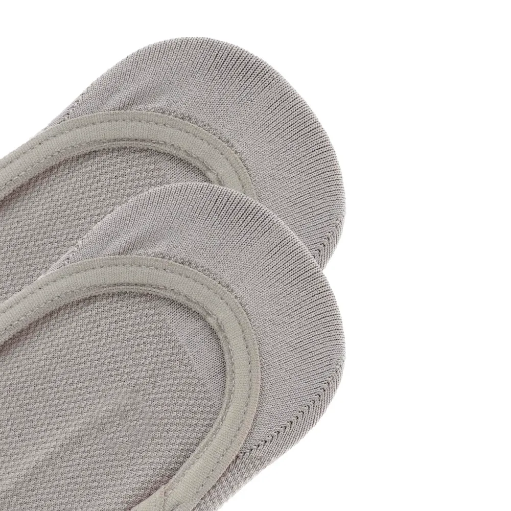 Footies color gris lisos