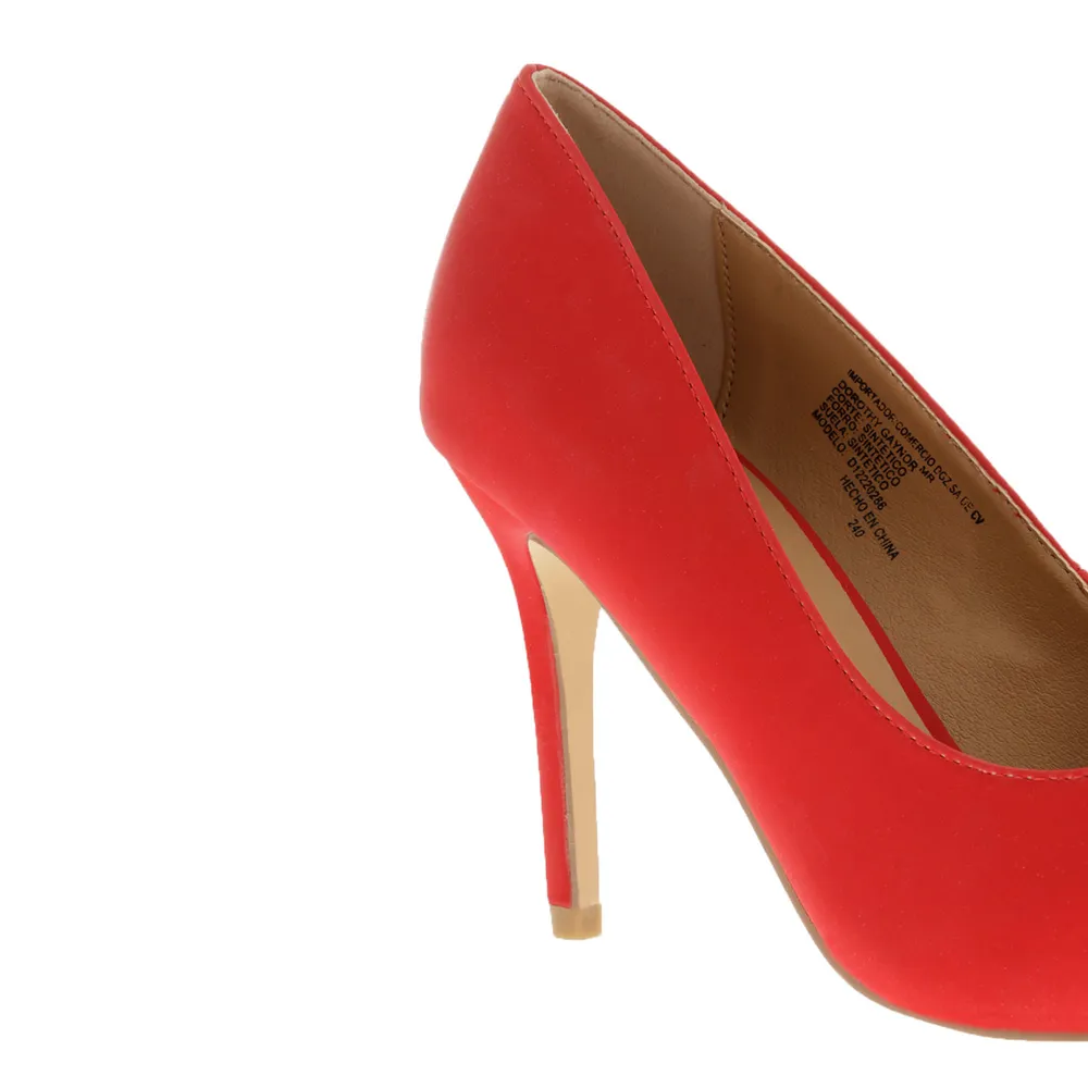 Zapatillas Khloe color rojo