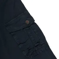 Pantalón casual color azul marino para hombre