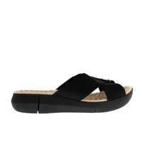 Sandalias Paulette color negro con suela relajante