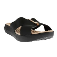 Sandalias Paulette color negro con suela relajante