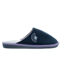 Pantufla Loly color azul marino abanico