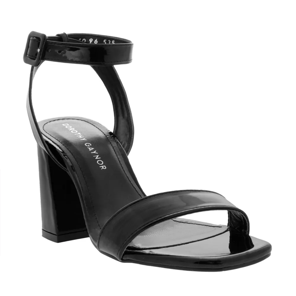 Sandalia Marie color negro slingback