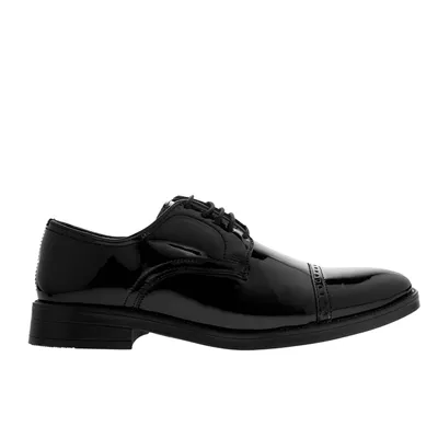 Zapato choclo charol color negro