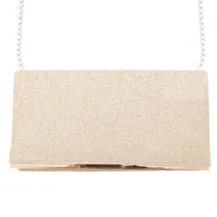 Clutch de fiesta color oro rosa