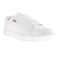 Tenis color blanco con agujetas