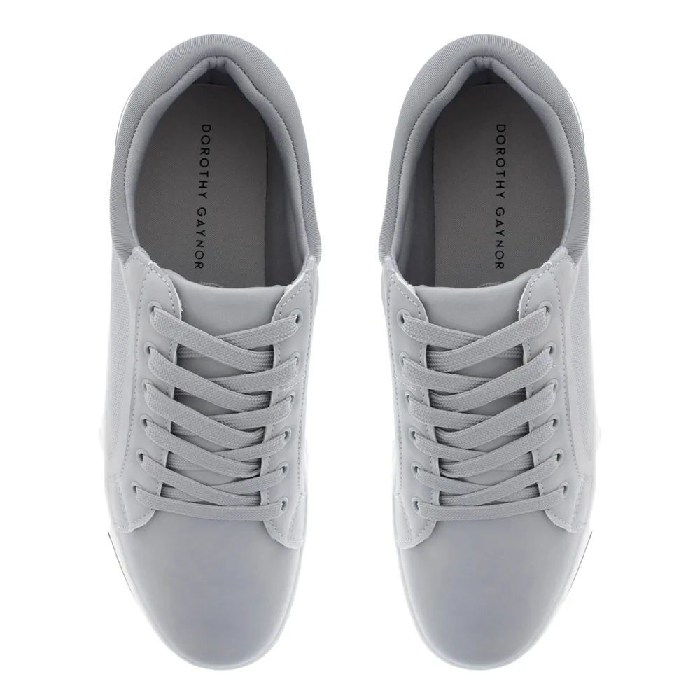 Tenis color gris claro