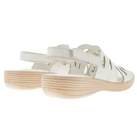 Sandalias cuña confort color blanco