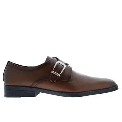 Zapato choclo color cognac con hebilla