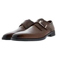 Zapato choclo color cognac con hebilla