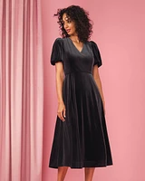 Vivienne Love Circle Midi Dress Velvet