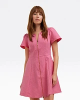 Mae Love Circle Dress Pink Geo