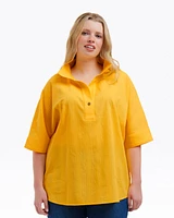 Logan Top Cotton Dobby
