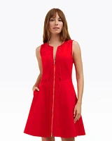 Sleeveless Mae Love Circle Dress Red