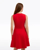 Sleeveless Mae Love Circle Dress Red