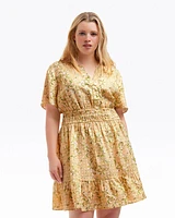 Wilson Mini Dress Floral Rattan