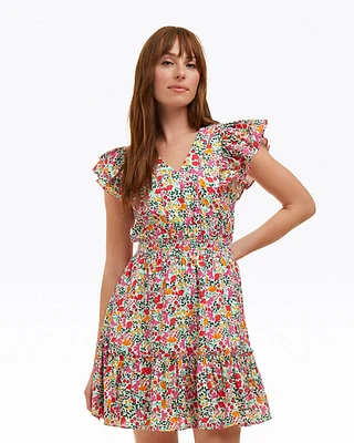 Gabby Mini Dress Coneflowers