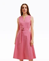 Charlotte Midi Dress Circle Geo