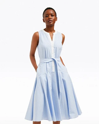 Leanna Midi Shirtdress Oxford Shirting