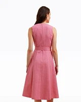Charlotte Midi Dress Circle Geo