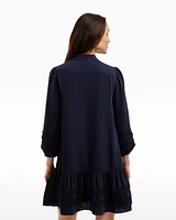 Molly Mini Dress Embroidered Stripe