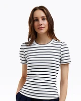 Stripe Crewneck Tee