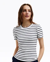 Stripe Crewneck Tee