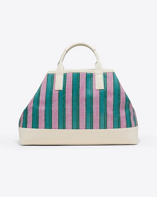 Stripe Canvas Tote