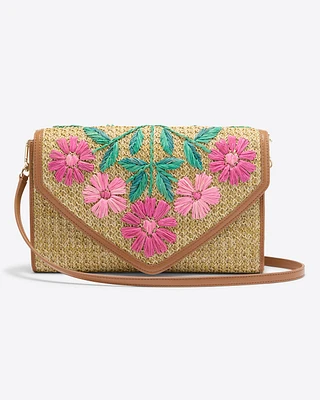 Embroidered Clutch